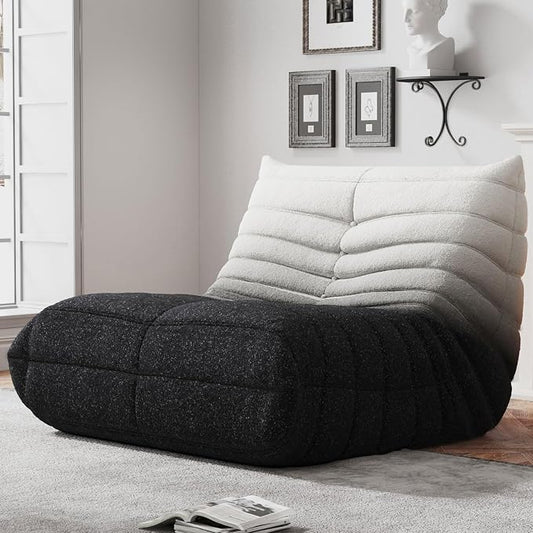 WHGBJA Bean Bag Chair for Adults, Lazy Bean Bag Sofa for Bedroom, Living Room, Reading, Gaming Floor Sofa Chair, Boneless, Comfy