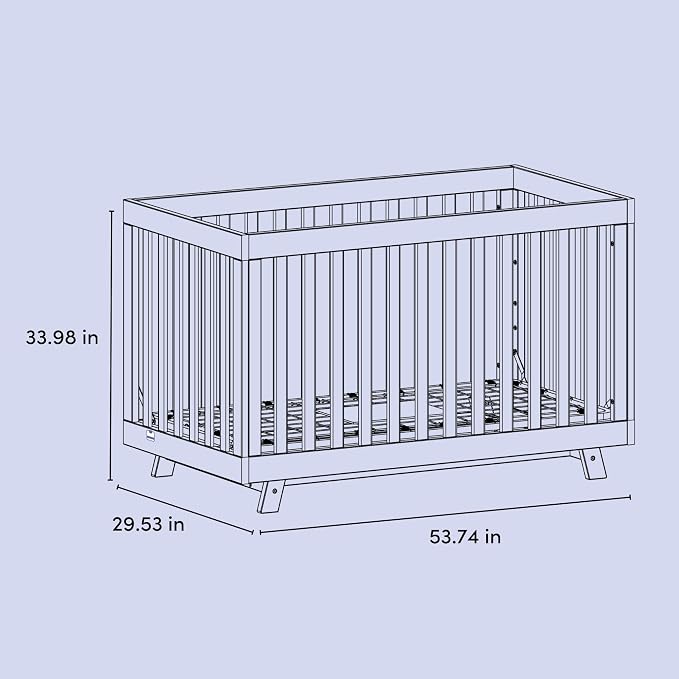 Storkcraft Beckett 3-in-1 Convertible Crib – GREENGUARD Gold Certified, Fits Standard Crib Mattress, Converts to Toddler Bed and Daybed, 4 Mattress Heights, Grow-with-Me Design (Driftwood)