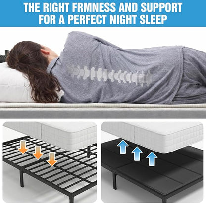 Bunkie Board Queen Size (60x80''), 10mm Bed Boards for Under Mattress, Breathable, Noise Minimizing, Moisture Resistant Bunkieboards, Heavy Duty Bed Support Board for Platform & Slatted Frames