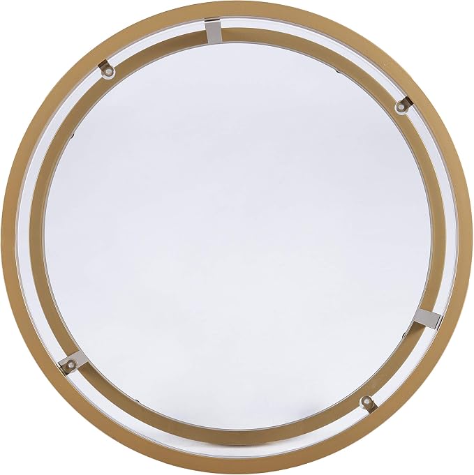 SEI Furniture Evelyn Glam Nesting Coffee Table 2-pc Set, Gold