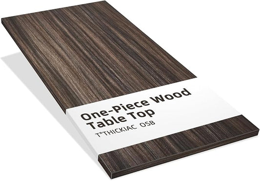 Universal 36 x 24 One-Piece Solid Wood Table Top, 1" Thick Desktop for Stand Up Height Adjustable Desk Frames, Home Office Tabletop, Countertop DIY