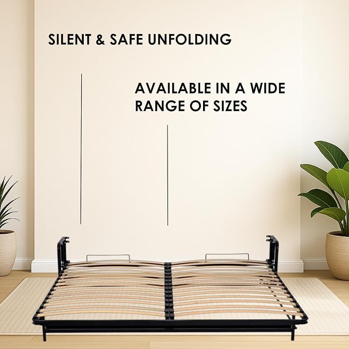 Murphy Bed - Murphy Bed Queen - Folding Bed - Vertical - 55" x 75" - Classic