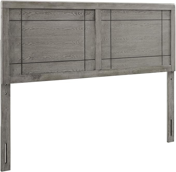 Modway MOD-6220-GRY Archie Twin Wood Headboard, Gray