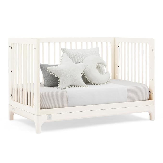 babyGap Wren 4-in-1 Convertible Crib by Delta Children - Greenguard Gold Certified, Antique White