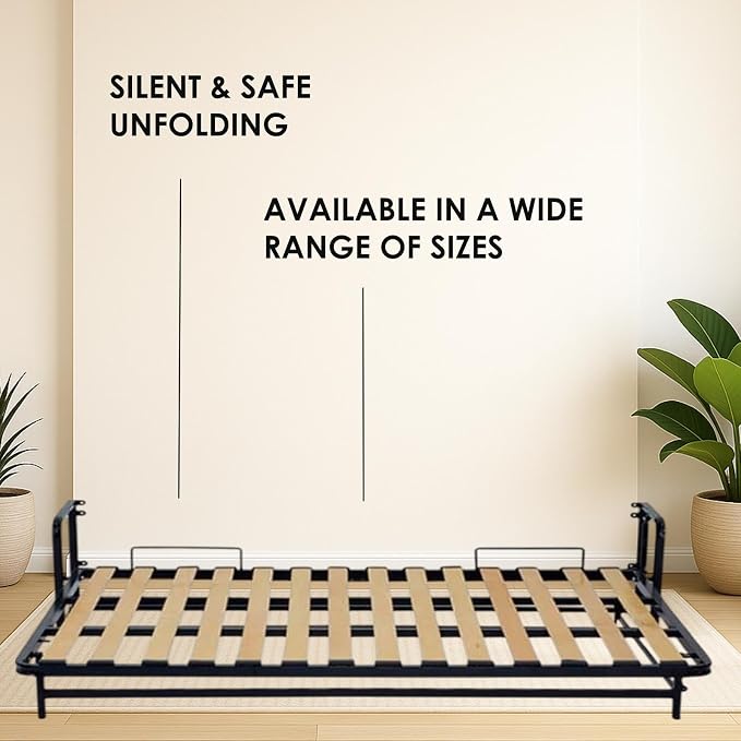 Murphy Bed - Murphy Bed Queen - Folding Bed - Horizontal - 54" x 75" - Classic