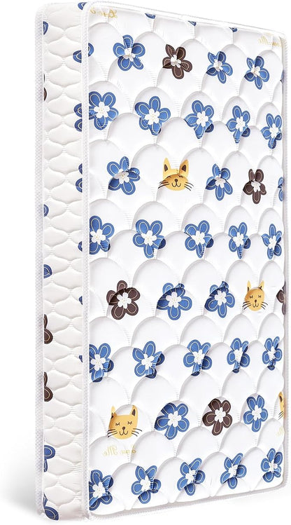 Crib and Toddler Mattress - 52" x 27.6" x 5" - Breathable Firm Premium Foam Standard Size for Baby Bed