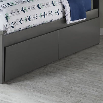 AFI Twin/Full Under Bed Storage Drawers (Set of 2), Grey