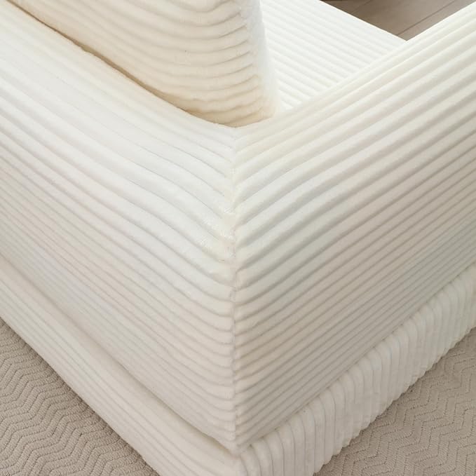 82-Inch Foldable Loveseat Boneless Cloud Couch, Modern Compressed Foam Daybed Floor Mattress Sleeper Sofa, 2-in-1 Boneless Convertible Sofa in a Box,No Assembly Required