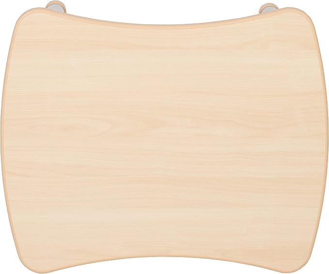 Flash Furniture Wren 21.875"W x 26.625"L Rectangular Natural Plastic Height Adjustable Activity Table