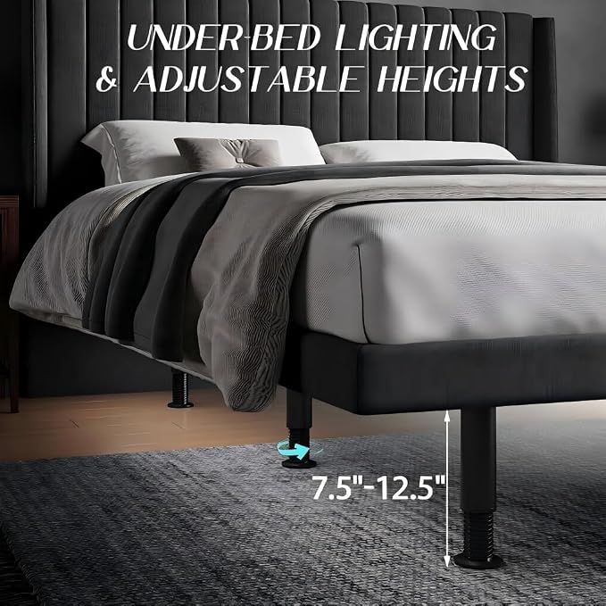 King Size Adjustable Bed Frame - Elderly & Senior Friendly, Zero Gravity, Head/Foot Adjustment, Enhanced Comfort,950lbs Capacity
