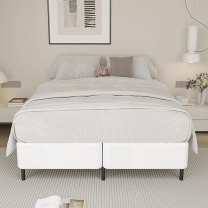 Yicensen Split California King Box Spring 5 Inch, Low Profile Heavy Duty Metal Box Spring Cal King Size with Fabric Cover, Noise-Free, Quick Assembly