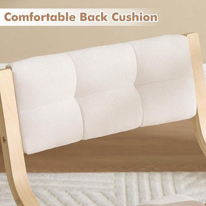 Folding Dining Chairs Set of 4,Padded Foldable Dining Chairs with Cushion,Portable Wooden Folding Chairs for Dining Rooms Kitchen Wedding and Party Indoor Beige