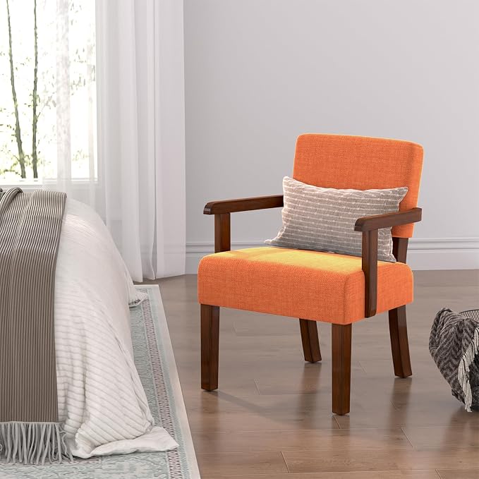 FAGAGA Accent Chair, Living Room Chairs Oversized with Soft Seat and Armrests for Dinning, Bedroom, Reading and Waiting Rooms