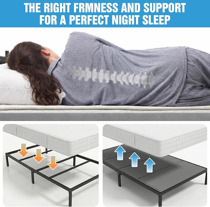 Bunkie Board Twin Size (38x75''), 10mm Bed Boards for Under Mattress, Breathable, Noise Minimizing, Moisture Resistant Bunkieboards, Heavy Duty Bed Support Board for Platform & Slatted Frames