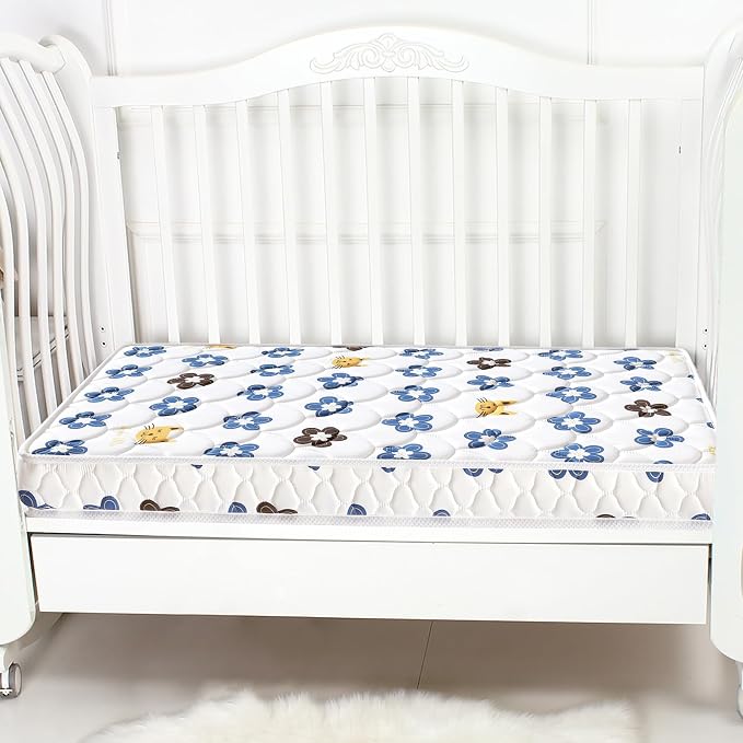 Crib and Toddler Mattress - 52" x 27.6" x 5" - Breathable Firm Premium Foam Standard Size for Baby Bed