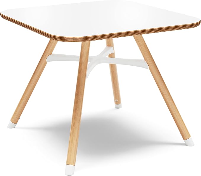 Lalo The Play Table - Toddler Activity Table for Playroom, Snack Time, Arts & Crafts - Easy to Clean Surface - Coconut