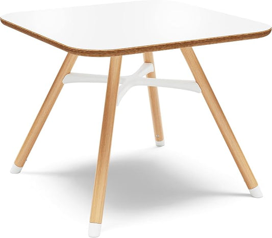 Lalo The Play Table - Toddler Activity Table for Playroom, Snack Time, Arts & Crafts - Easy to Clean Surface - Coconut