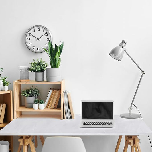 Kaboon 43x24 inches Tabletop, Solid One-Piece Desktop for Sit Stand Desk, Double Desks, L Desk DIY,Wood Countertop Home or Commercial Use,1 inch Thick, White Rock,23.62" D x 43" W