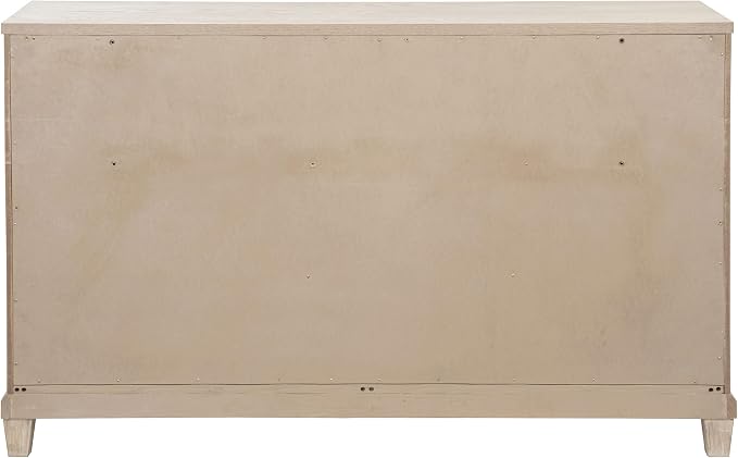 Coaster Home Furnishings - Pembroke - Wood - 6-Drawer Bedroom Dresser with Stepped Trim, Ring Pulls and Coastal Style - Bedroom - Washed Oak - 215923