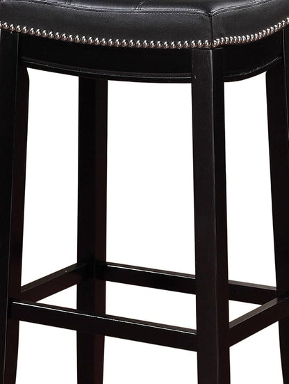 Linon Claridge Bar, Black Stool, 32" X 18.75" X 13"