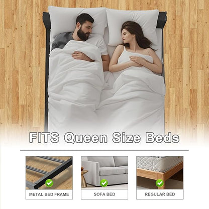 Imperius Folding Spring Box Bunkie Board,10MM, Bed Support Flat Noodles, Queen Size 60x80'' ﻿Light and Thin, Breathable, Noise Minimizing,Moisture Resistant Bunkieboards