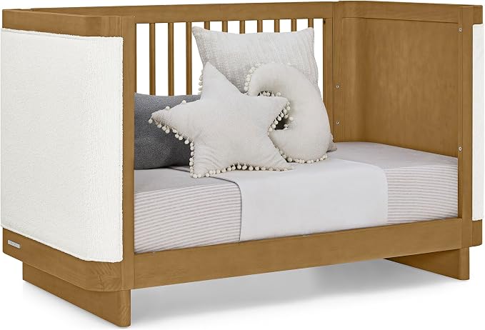Delta Children babyGap Callie 4-in-1 Upholstered Crib (Acorn/White Boucle)