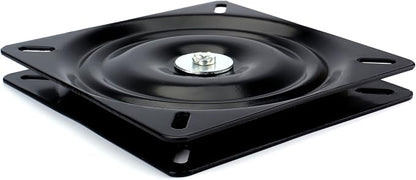 Fasmov 7" Heavy Duty Bar Stool Swivel Replacement Seat Swivel Base Bar Stool Swivel Plate, Black