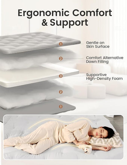 Syrinx Water Resistant Japanese Futon Mattress, Twin Size 75"x39", 2.5 Inch Thick Japanese Floor Mattress Tatami Mat, Foldable Floor Bed Sleeping Pad for Dormitory Guest Room Camping