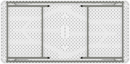 Flash Furniture Paige 4.93' Classroom Activity Table for School and Home, Heavy-Duty Rectangular Plastic Activity Table for Kids, White