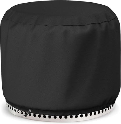 SHINESTAR Fire Pit Cover for Solo Stove Bonfire, Fire Bowl Cover for 18-20 Inches Fire Pits, Waterproof & Windproof, 20 Dia x 14 H, Black