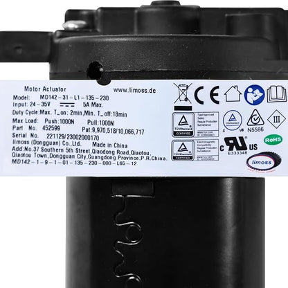 Fromann 452599 Model MD142-31-L1-135-230 for Power Recliner Lift Chairs Motor Actuator Replacement