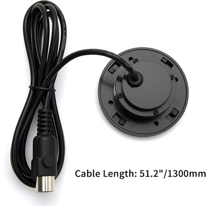 Okin Recliner Replacement Parts, 2 Button Round Hand Control Handset 5 pin Plug, Lift Chair Control Replacement for Power Recliner Chair, Electric Recliner, Sofa Reclinable