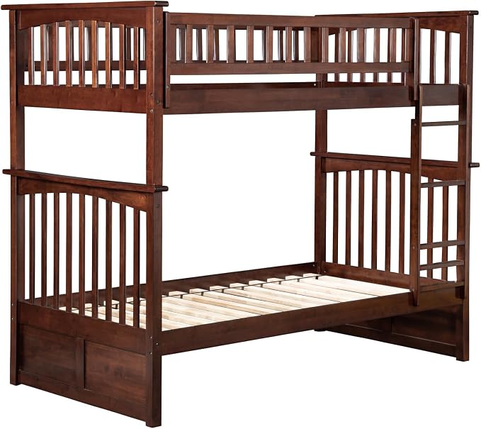 AFI, Columbia Bunk Bed Twin Over Twin, Walnut