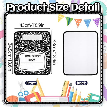 24Pcs Classroom Chair Bag Organizer, 17 * 19 Inch Chair Back Storage Bag Hanging Bag Seat Sacks with Name Tag Multi Pocket Teacher Supplies Suitable for Primary Schools Kindergartens Classrooms