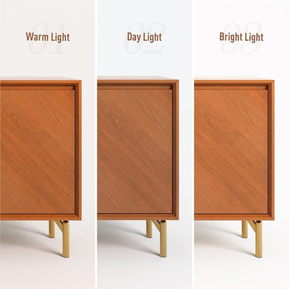 JOINICE 59" Sideboard Buffet Cabinet with Storage for Dining Room,Walnut | Adjustable Shelf,Versatile Credenza for Dining Room,Metal Legs, Living, Kitchen Coffee Bar and Entryway Console