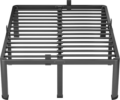 VIPSHOW 20 Inch Queen Heavy Duty 3500 lbs Bed Frame with Round-Corner Legs & Anti-Squeak Design – Quick Assembly Metal Platform, No Box Spring Needed
