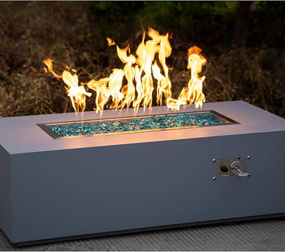 Stanbroil Linear 60" x 6" Drop-in Fire Pit Jet Burner Pan, Upgraded Natural Gas & Propane Fire Table Insert Kit, High Flame, 108k BTU Max