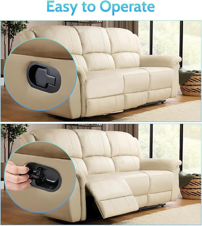 Sopito Universal Metal Recliner Handle Replacement Parts (4.4 * 2.7 in) with Retaining Clips, Fits for Lift Chair Electric Sofa Message Chair