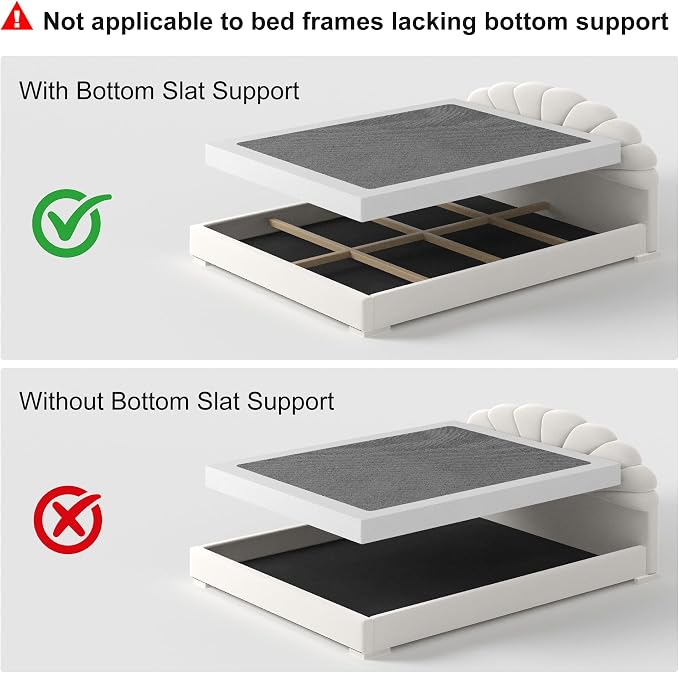 ALDRICH 5 Inch Heavy Duty Metal Box Spring Mattress Foundation 3000lbs Max Weight Capacity/Non-Slip/No Noise/Easy Assembly/Easy Clean Cover,King