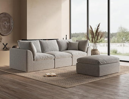 ohllob Middle Back for Cloud Sectional Couches Living Room, Modular, Boneless