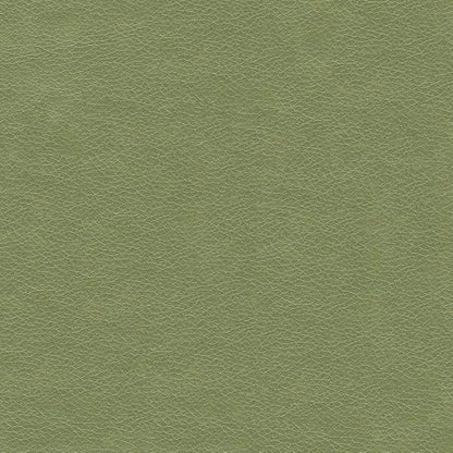 HomePop Round Leatherette Storage Ottoman with Lid, Moss Green Large