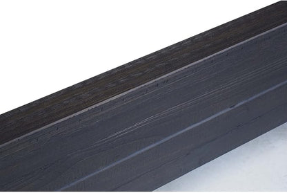 Grain Wood Furniture Montauk Solid Wood Bed, King Size, Farmhouse Black