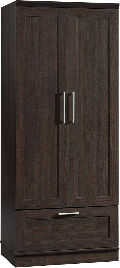 Sauder HomePlus Wardrobe/Pantry cabinets, L: 28.98" x W: 20.95" x H: 71.18", Dakota Oak finish