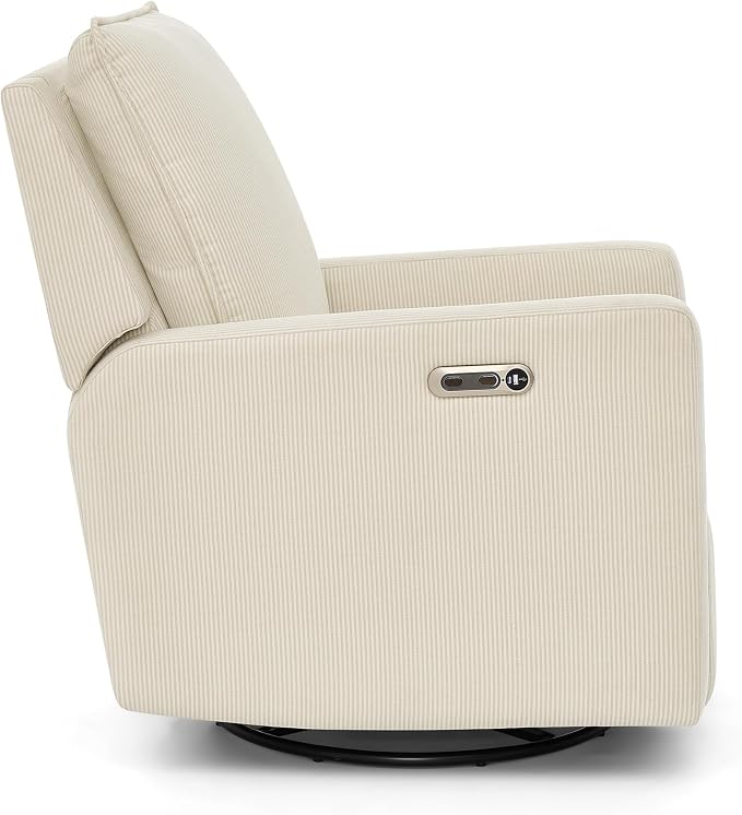 Delta Children - babyGap Harlowe Power Recliner, Almond | Power Recliner with USB-A and Type-C Ports, Greenguard Gold Certified, Stain-Resistant Fabric, Oeko-TEX 100 Certified
