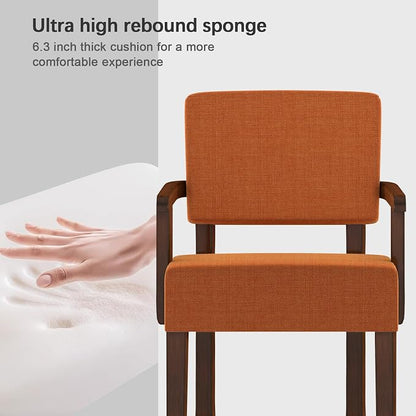 FAGAGA Accent Chair, Living Room Chairs Oversized with Soft Seat and Armrests for Dinning, Bedroom, Reading and Waiting Rooms