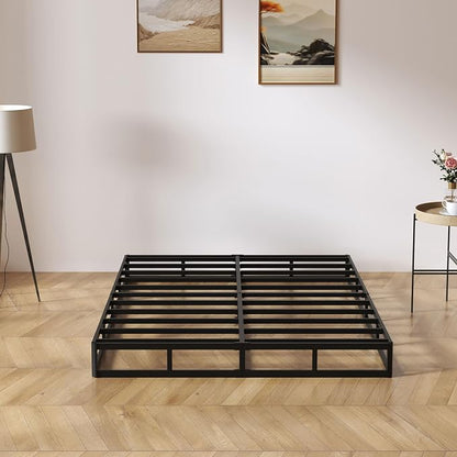 SHOANED 7 Inch Full Box Spring - Metal Frame Mattress Foundation Memory Foam Basics Bed Base Heavy Duty Box Springs No Noise, 3000lbs Max Weight Capacity