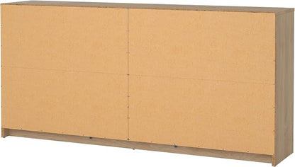 6 Drawer Double Dresser | Compact Depth