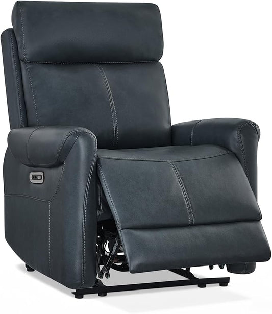 KISLOT Leather Recliner Chair for Adults Wall Hugger RV Recliner with USB Charging Ports Electric Power Reclining Sofa for Living Room Home Theater Seating Bedroom