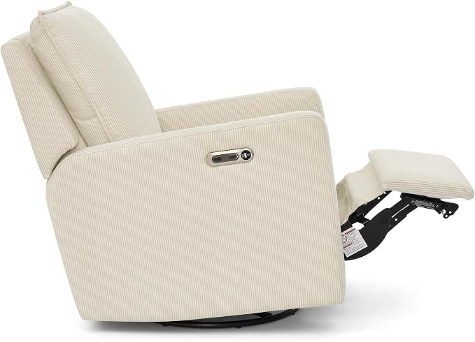 Delta Children - babyGap Harlowe Power Recliner, Almond | Power Recliner with USB-A and Type-C Ports, Greenguard Gold Certified, Stain-Resistant Fabric, Oeko-TEX 100 Certified