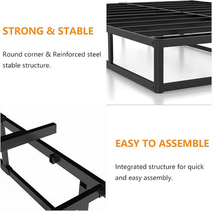 DORITRON Cal King Box Spring 7 Inch, 3000lbs Heavy Duty Box Spring California King Bed Base Metal Mattress Foundation, Easy Assembly, Noise Free